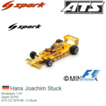Modelauto 1:43 | Spark S2761 | ATS D2 1979 #9 - H.Stuck Modelauto 1:43 | Spark S2761 | ATS D2 1979 #9 - H.Stuck