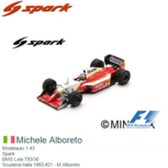 Modelauto 1:43 | Spark | BMS Lola T93/30 | Scuderia Italia 1993 #21 - M.Alboreto Modelauto 1:43 | Spark | BMS Lola T93/30 | Scuderia Italia 1993 #21 - M.Alboreto