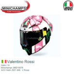 Helm 1:8 | Minichamps 399210076 | AGV Helm 2021 #46 - V.Rossi Helm 1:8 | Minichamps 399210076 | AGV Helm 2021 #46 - V.Rossi