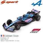 Modelauto 1:18 | Spark 18S751 | Alpine F1 A522 2022 #31 - E.Ocon Modelauto 1:18 | Spark 18S751 | Alpine F1 A522 2022 #31 - E.Ocon