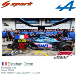 Modelauto 1:43 | Spark S8543 | BTW Alpine F1 A522 2022 #31 - E.Ocon Modelauto 1:43 | Spark S8543 | BTW Alpine F1 A522 2022 #31 - E.Ocon