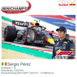 Modelauto 1:18 | Minichamps 110221911 | Red Bull Racing RB18 RBPT 2022 #11 - S.Pérez Modelauto 1:18 | Minichamps 110221911 | Red Bull Racing RB18 RBPT 2022 #11 - S.Pérez