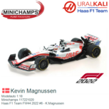 Modelauto 1:18 | Minichamps 117221020 | Haas F1 Team FW44 2022 #6 - K.Magnussen Modelauto 1:18 | Minichamps 117221020 | Haas F1 Team FW44 2022 #6 - K.Magnussen