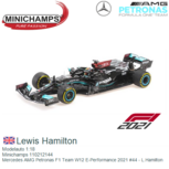Modelauto 1:18 | Minichamps 110212144 | Mercedes AMG Petronas F1 Team W12 E-Performance 2021 #44 - L.Hamilton Modelauto 1:18 | Minichamps 110212144 | Mercedes AMG Petronas F1 Team W12 E-Performance 2021 #44 - L.Hamilton