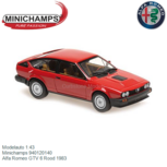 Modelauto 1:43 | Minichamps 940120140 | Alfa Romeo GTV 6 Rood 1983 Modelauto 1:43 | Minichamps 940120140 | Alfa Romeo GTV 6 Rood 1983