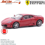 Modelauto 1:43 | Red Line Models RL043 | Ferrari F430 Rood 2004 Modelauto 1:43 | Red Line Models RL043 | Ferrari F430 Rood 2004