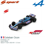 Modelauto 1:43 | Spark S8558 | Alpine F1 A521 2022 #31 - E.Ocon Modelauto 1:43 | Spark S8558 | Alpine F1 A521 2022 #31 - E.Ocon
