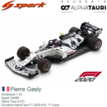 Modelauto 1:43 | Spark S6468 | Alpha Tauri AT01 | Scuderia AlphaTauri F1 2020 #10 - P.Gasly Modelauto 1:43 | Spark S6468 | Alpha Tauri AT01 | Scuderia AlphaTauri F1 2020 #10 - P.Gasly