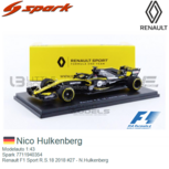 Modelauto 1:43 | Spark 7711940354 | Renault F1 Sport R.S.18 2018 #27 - N.Hulkenberg Modelauto 1:43 | Spark 7711940354 | Renault F1 Sport R.S.18 2018 #27 - N.Hulkenberg