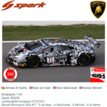 Modelauto 1:43 | Spark SB526 | Lamborghini Huracan GT3 EVO | Barwell Motorsport 2022 #77 - S.de Haan - A.MacDowall - S.Mitchell - A.Al Harthy Modelauto 1:43 | Spark SB526 | Lamborghini Huracan GT3 EVO | Barwell Motorsport 2022 #77 - S.de Haan - A.MacDowall - S.Mitchell - A.Al Harthy