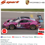 Modelauto 1:43 | Spark SB535 | Porsche 911 GT3 R | Herberth Motorsport 2022 #9 - J.Evans - A.Au - D.Pereira - K.Tse Modelauto 1:43 | Spark SB535 | Porsche 911 GT3 R | Herberth Motorsport 2022 #9 - J.Evans - A.Au - D.Pereira - K.Tse