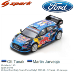 Modelauto 1:43 | Spark S6716 | M-Sport Ford Rally Team Puma Rally1 2023 #8 - O.Tanak - M.Jarveoja Modelauto 1:43 | Spark S6716 | M-Sport Ford Rally Team Puma Rally1 2023 #8 - O.Tanak - M.Jarveoja