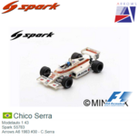 Modelauto 1:43 | Spark S5783 | Arrows A6 1983 #30 - C.Serra Modelauto 1:43 | Spark S5783 | Arrows A6 1983 #30 - C.Serra