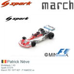 Modelauto 1:43 | Spark S7274 | March 761 1977 #27 - P.Nève Modelauto 1:43 | Spark S7274 | March 761 1977 #27 - P.Nève