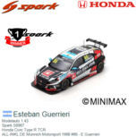 Modelauto 1:43 | Spark S8967 | Honda Civic Type R TCR | ALL-INKL.DE Münnich Motorsport 1968 #86 - E.Guerrieri Modelauto 1:43 | Spark S8967 | Honda Civic Type R TCR | ALL-INKL.DE Münnich Motorsport 1968 #86 - E.Guerrieri