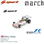 Modelauto 1:43 | Spark S7278 | March 731 1974 #35 - M.Wilds Modelauto 1:43 | Spark S7278 | March 731 1974 #35 - M.Wilds