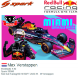 Modelauto 1:43 | Spark S8580 | Red Bull Racing RB19 RBPT 2023 #1 - M.Verstappen Modelauto 1:43 | Spark S8580 | Red Bull Racing RB19 RBPT 2023 #1 - M.Verstappen