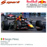 Modelauto 1:43 | Spark S8582 | Red Bull Racing RB19 RBPT 2023 #11 - S.Pérez Modelauto 1:43 | Spark S8582 | Red Bull Racing RB19 RBPT 2023 #11 - S.Pérez