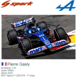 Modelauto 1:43 | Spark S8565 | Alpine A523 | BWT-Alpine F1 2023 #10 - P.Gasly Modelauto 1:43 | Spark S8565 | Alpine A523 | BWT-Alpine F1 2023 #10 - P.Gasly