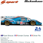 Modelauto 1:43 | Spark S8732 | Glickenhaus 007 LMH | Glickenhaus-Racing 2023 #708 - R.Briscoe - R.Dumas - O.Pla Modelauto 1:43 | Spark S8732 | Glickenhaus 007 LMH | Glickenhaus-Racing 2023 #708 - R.Briscoe - R.Dumas - O.Pla