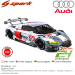 Modelauto 1:43 | Spark SG907 | Audi Sport Team Car Collection R8 LMS GT3 EVO II 2023 #22 - M.Hofer - G.Magnus - L.Engstler - D.Marschall Modelauto 1:43 | Spark SG907 | Audi Sport Team Car Collection R8 LMS GT3 EVO II 2023 #22 - M.Hofer - G.Magnus - L.Engstler - D.Marschall