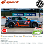 Modelauto 1:43 | Spark SG929 | Volkswagen Golf Gti TCR DSG | sharky-racing by MSC 2023 #108 - K.Jodexnis - K.Kluge - J.Primke - R.Weiner Modelauto 1:43 | Spark SG929 | Volkswagen Golf Gti TCR DSG | sharky-racing by MSC 2023 #108 - K.Jodexnis - K.Kluge - J.Primke - R.Weiner