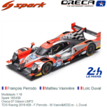 Modelauto 1:18 | Spark 18S430 | Oreca 07 Gibson LMP2 | TDS Racing 2019 #28 - F.Perrodo - M.Vaxivière - L.Duval Modelauto 1:18 | Spark 18S430 | Oreca 07 Gibson LMP2 | TDS Racing 2019 #28 - F.Perrodo - M.Vaxivière - L.Duval