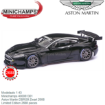 Modelauto 1:43 | Minichamps 400061301 | Aston Martin DBRS9 Zwart 2006 Modelauto 1:43 | Minichamps 400061301 | Aston Martin DBRS9 Zwart 2006