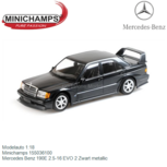 Modelauto 1:18 | Minichamps 155036100 | Mercedes Benz 190E 2.5-16 EVO 2 Zwart metallic Modelauto 1:18 | Minichamps 155036100 | Mercedes Benz 190E 2.5-16 EVO 2 Zwart metallic