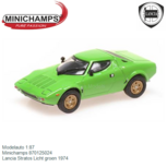 Modelauto 1:87 | Minichamps 870125024 | Lancia Stratos Licht groen 1974 Modelauto 1:87 | Minichamps 870125024 | Lancia Stratos Licht groen 1974