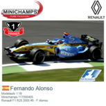 Modelauto 1:18 | Minichamps 117050405 | Renault F1 R25 2005 #5 - F.Alonso Modelauto 1:18 | Minichamps 117050405 | Renault F1 R25 2005 #5 - F.Alonso
