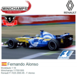 Modelauto 1:18 | Minichamps 117051005 | Renault F1 R25 2005 #5 - F.Alonso Modelauto 1:18 | Minichamps 117051005 | Renault F1 R25 2005 #5 - F.Alonso