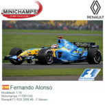 Modelauto 1:18 | Minichamps 117051105 | Renault F1 R25 2005 #5 - F.Alonso Modelauto 1:18 | Minichamps 117051105 | Renault F1 R25 2005 #5 - F.Alonso
