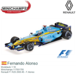 Modelauto 1:18 | Minichamps 117051705 | Renault F1 R25 2005 #5 - F.Alonso Modelauto 1:18 | Minichamps 117051705 | Renault F1 R25 2005 #5 - F.Alonso