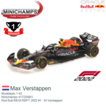 Modelauto 1:43 | Minichamps 417220801 | Red Bull RB18 RBPT 2022 #1 - M.Verstappen Modelauto 1:43 | Minichamps 417220801 | Red Bull RB18 RBPT 2022 #1 - M.Verstappen
