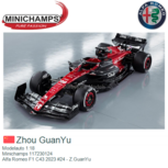 Modelauto 1:18 | Minichamps 117230124 | Alfa Romeo F1 C43 2023 #24 - Z.GuanYu Modelauto 1:18 | Minichamps 117230124 | Alfa Romeo F1 C43 2023 #24 - Z.GuanYu
