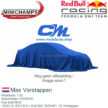 Modelauto 1:18 | Minichamps 110230701 | Red Bull RB19 | ORACLE RED BULL RACING 2023 #01 - M.Verstappen Modelauto 1:18 | Minichamps 110230701 | Red Bull RB19 | ORACLE RED BULL RACING 2023 #01 - M.Verstappen