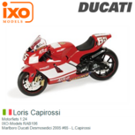 Motorfiets 1:24 | IXO-Models RAB106 | Marlboro Ducati Desmosedici 2005 #65 - L.Capirossi Motorfiets 1:24 | IXO-Models RAB106 | Marlboro Ducati Desmosedici 2005 #65 - L.Capirossi