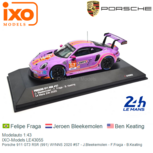 Modelauto 1:43 | IXO-Models LE43055 | Porsche 911 GT3 RSR (991) WYNNS 2020 #57 - J.Bleekemolen - F.Fraga - B.Keating Modelauto 1:43 | IXO-Models LE43055 | Porsche 911 GT3 RSR (991) WYNNS 2020 #57 - J.Bleekemolen - F.Fraga - B.Keating