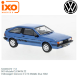 Accessoire 1:43 | IXO-Models CLC441N.22 | Volkswagen Scirocco II GTS Metallic Blue 1982 Accessoire 1:43 | IXO-Models CLC441N.22 | Volkswagen Scirocco II GTS Metallic Blue 1982
