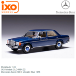 Modelauto 1:43 | IXO-Models CLC488N.22 | Mercedes Benz 240 D Metallic Blue 1976 Modelauto 1:43 | IXO-Models CLC488N.22 | Mercedes Benz 240 D Metallic Blue 1976