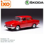 Modelauto 1:43 | IXO-Models CLC497N.22 | Skoda 100 L Red 1974 Modelauto 1:43 | IXO-Models CLC497N.22 | Skoda 100 L Red 1974
