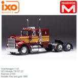 Vrachtwagen 1:43 | IXO-Models TR157.22 | Marmon CHDt | Metallic Red and gold 1980 Vrachtwagen 1:43 | IXO-Models TR157.22 | Marmon CHDt | Metallic Red and gold 1980