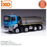 Vrachtwagen 1:43 | IXO-Models TRU040.22 | Tatra Phönix Euro 6 8x8 Blue 2016 Vrachtwagen 1:43 | IXO-Models TRU040.22 | Tatra Phönix Euro 6 8x8 Blue 2016