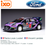 Modelauto 1:18 | IXO-Models 18RMC138.22 | Ford Puma Rally1 WRC 2022 #7 - P.Loubet - V.Landais Modelauto 1:18 | IXO-Models 18RMC138.22 | Ford Puma Rally1 WRC 2022 #7 - P.Loubet - V.Landais