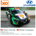Modelauto 1:18 | IXO-Models 18RMC160A.22 | Hyundai Shell Mobis i20 N WRC 2023 #11 - T.Neuville - M.Wydaeghe Modelauto 1:18 | IXO-Models 18RMC160A.22 | Hyundai Shell Mobis i20 N WRC 2023 #11 - T.Neuville - M.Wydaeghe