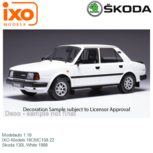 Modelauto 1:18 | IXO-Models 18CMC158.22 | Skoda 130L White 1988 Modelauto 1:18 | IXO-Models 18CMC158.22 | Skoda 130L White 1988
