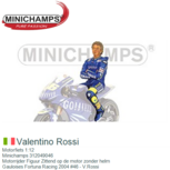 Motorfiets 1:12 | Minichamps 312049046 | Motorrijder Figuur Zittend op de motor zonder helm | Gauloises Fortuna Racing 2004 #46 - V.Rossi Motorfiets 1:12 | Minichamps 312049046 | Motorrijder Figuur Zittend op de motor zonder helm | Gauloises Fortuna Racing 2004 #46 - V.Rossi