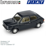 Modelauto 1:43 | Brumm R501 | Fiat 127 Carabinieri 127 Modelauto 1:43 | Brumm R501 | Fiat 127 Carabinieri 127