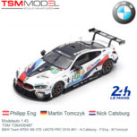 Modelauto 1:43 | TSM TSM430487 | BMW Team MTEK M8 GTE LMGTE-PRO 2018 #81 - N.Catsburg - P.Eng - M.Tomczyk Modelauto 1:43 | TSM TSM430487 | BMW Team MTEK M8 GTE LMGTE-PRO 2018 #81 - N.Catsburg - P.Eng - M.Tomczyk